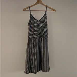 Universal thread black stripe dress